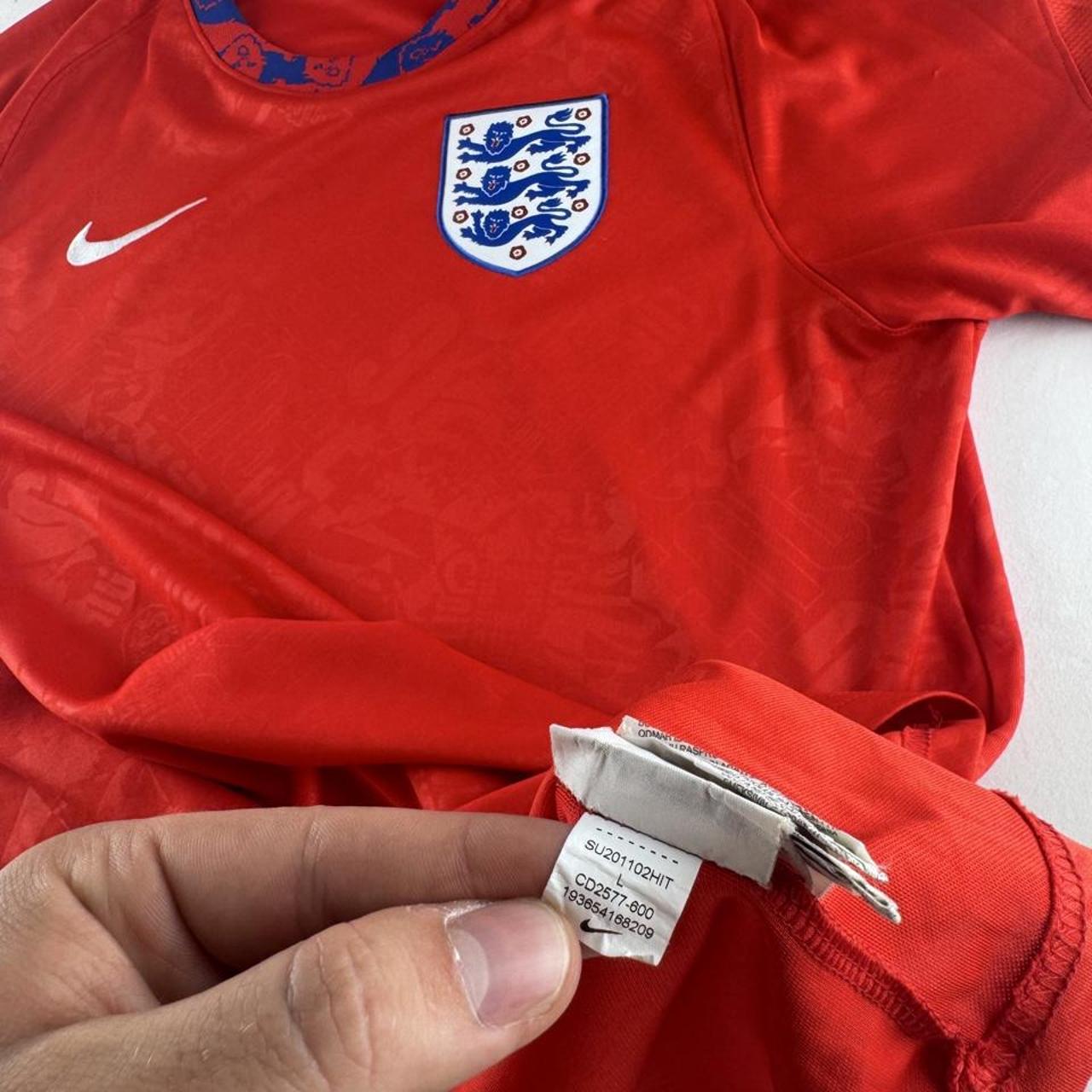 2020-21 Nike England Pre Match Warm Up Shirt L