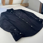 Black Carhartt WIP Long Sleeve Madison Corduroy Button Down Shirt S