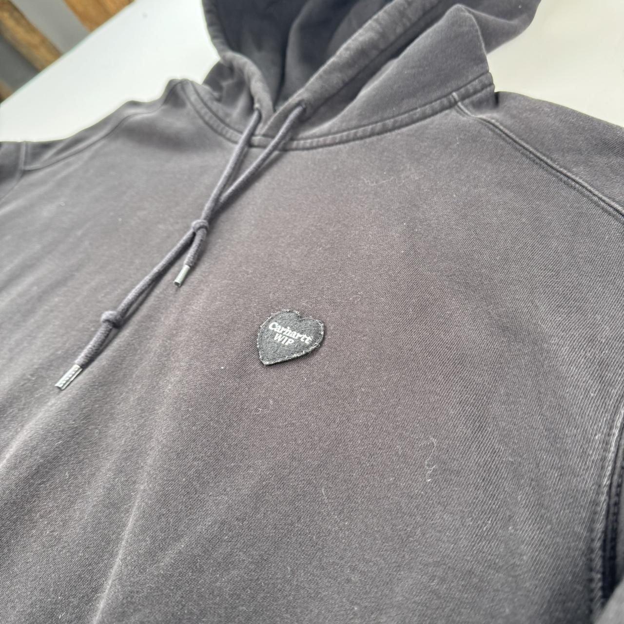 Carhartt WIP Embroidered Hooded Heart Patch Sweat Oversized L