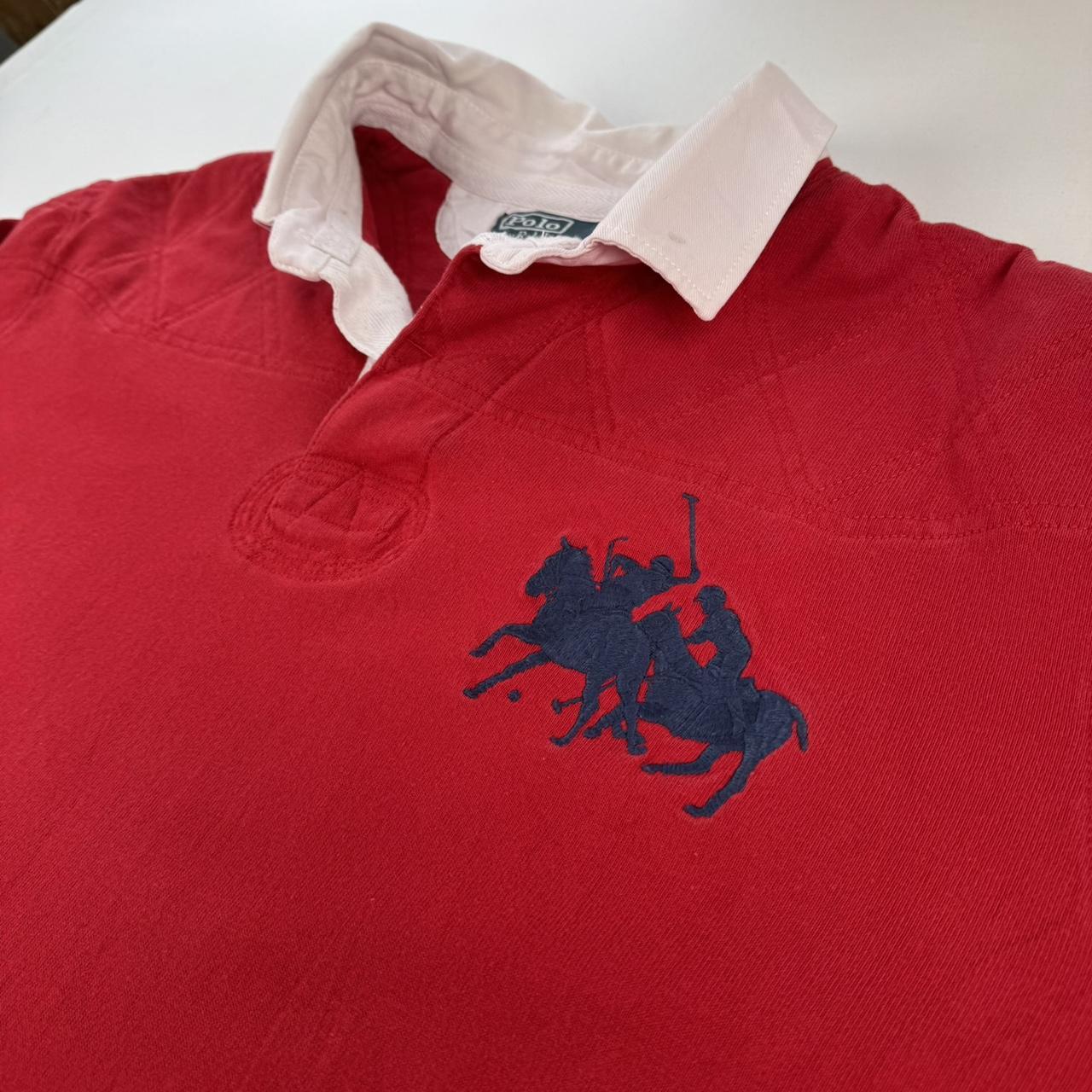 Polo Ralph Lauren Large Embroidered Pony Rugby Shirt XXL