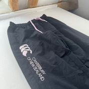 Canterbury Joggers Womens Fleece Lined Black and Pink UK12