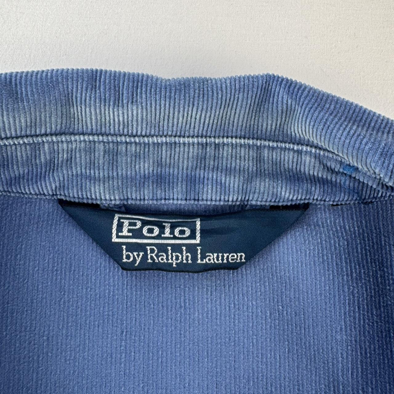 Early 2000s Polo Ralph Lauren Corduroy Denim Harrington Jacket L