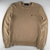 Unisex Polo Ralph Lauren Embroidered Pony Knitted Crewneck Small