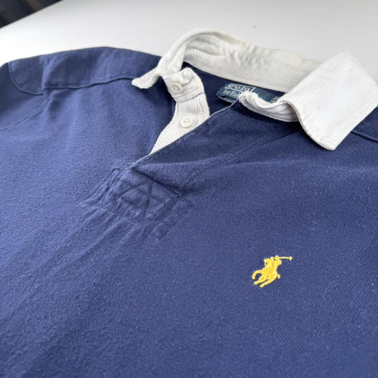 Polo Ralph Lauren Embroidered Pomy Vintage Rugby Polo Shirt M