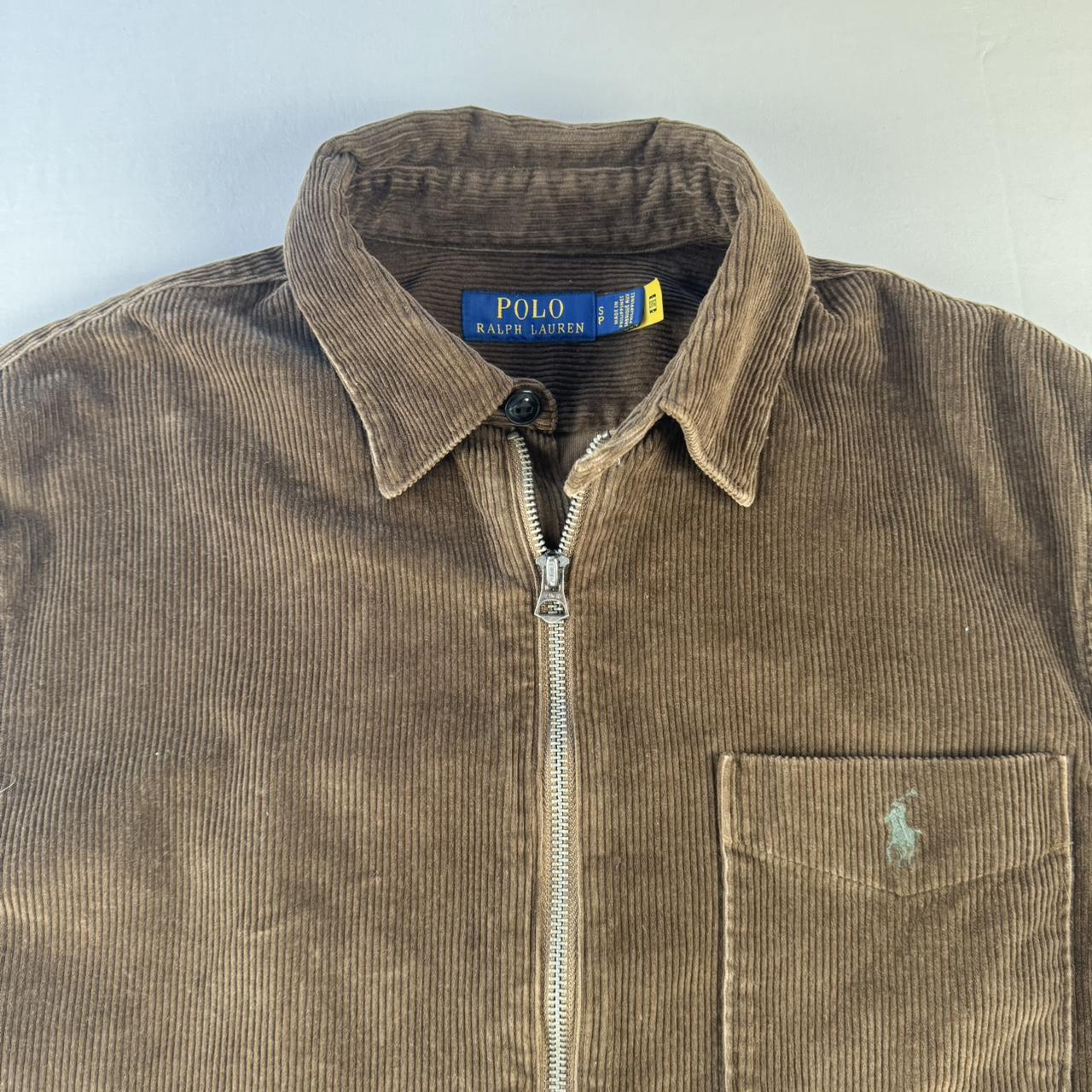 Polo Ralph Lauren Brown Full Zip Corduroy Shacket S