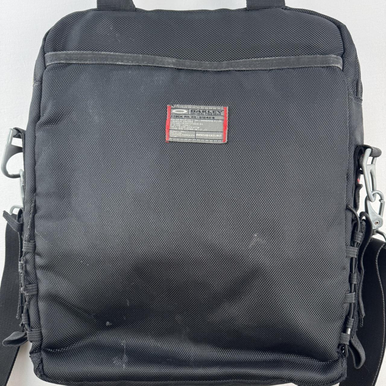 Early 2000s Oakley Embroidered Tactical Laptop/Tote Bag
