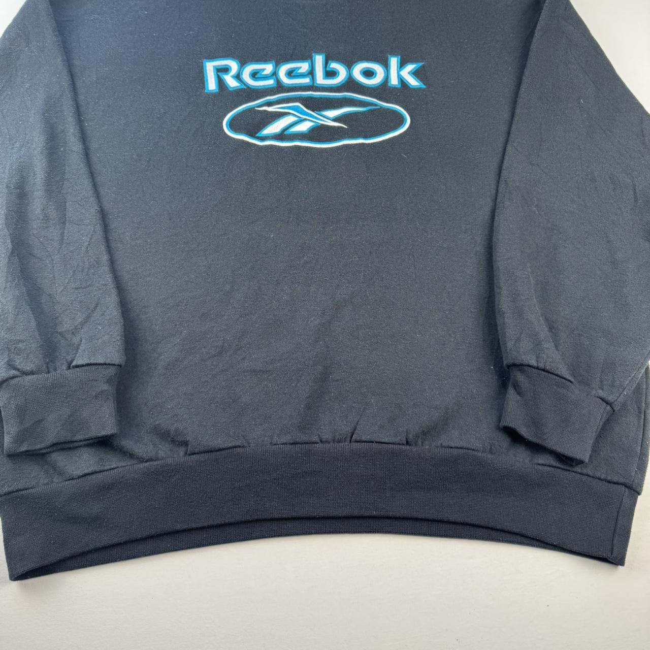 2000s Reebok Embroidered Spellout Crewneck Sweatshirt L