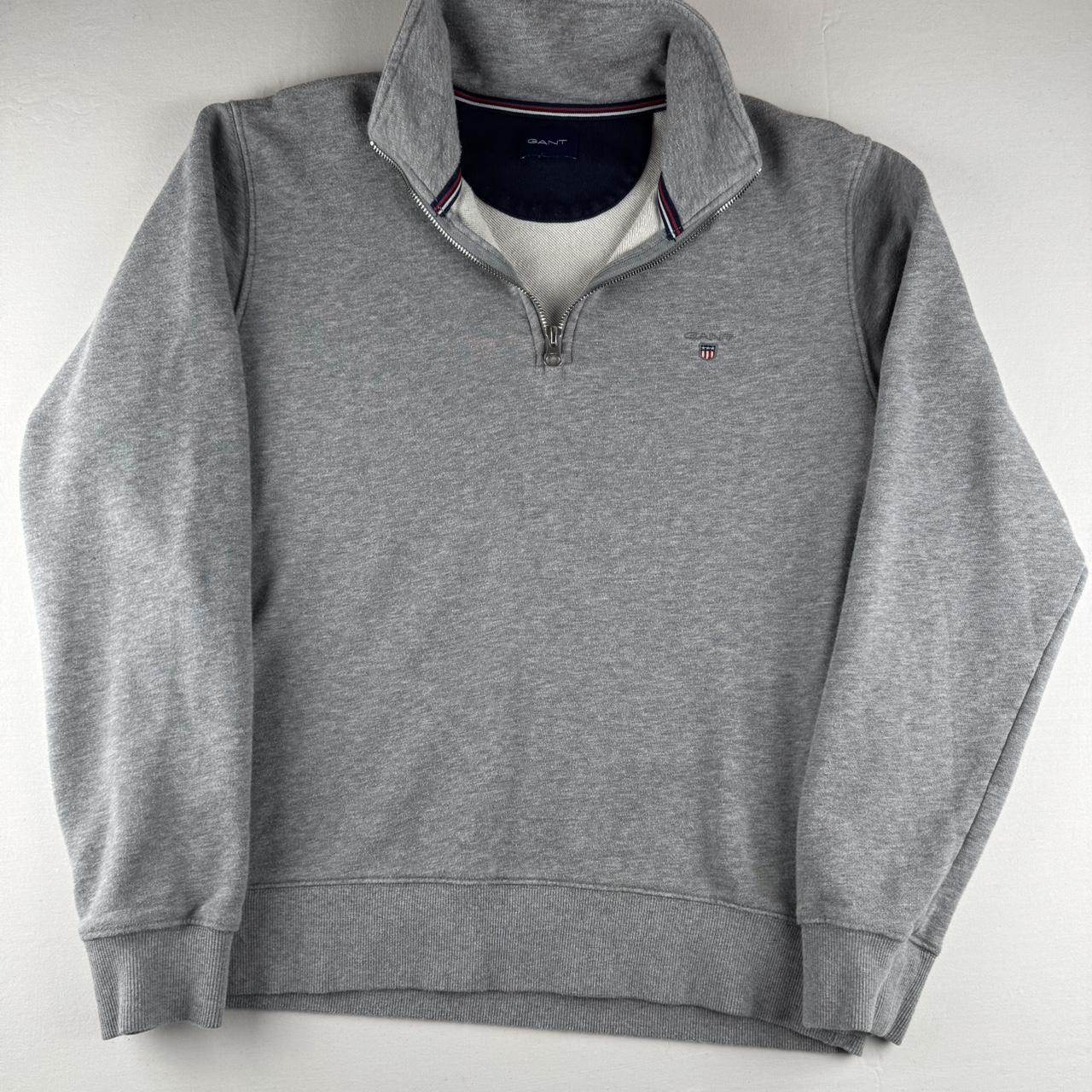 Gant Embroidered Logo Quarter Zip Fleece S