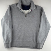 Gant Embroidered Logo Quarter Zip Fleece S