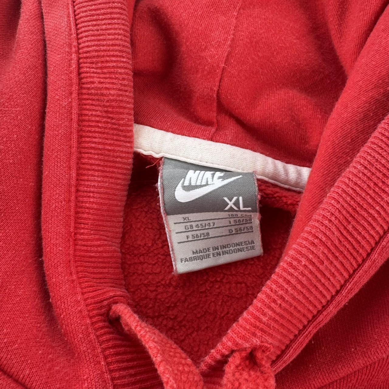 Nike 2000s Cortez Embroidered Spellout Hoodie XL