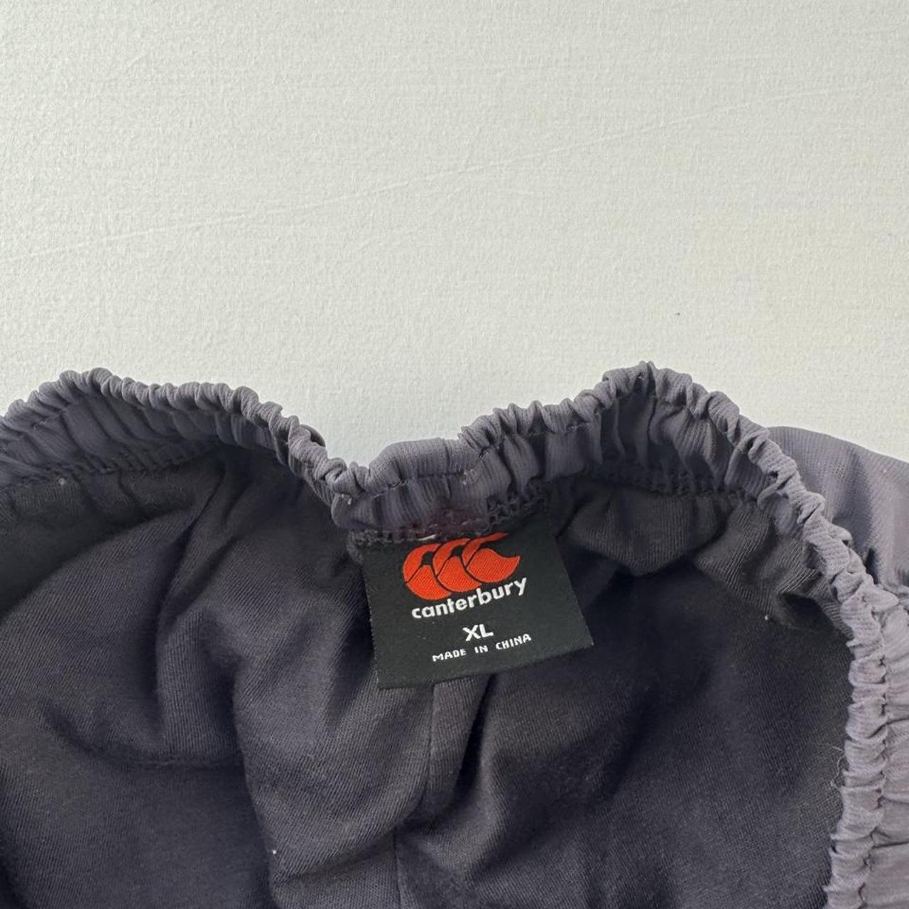 England Rugby Canterbury Grey Red Uncuffed Joggers XL