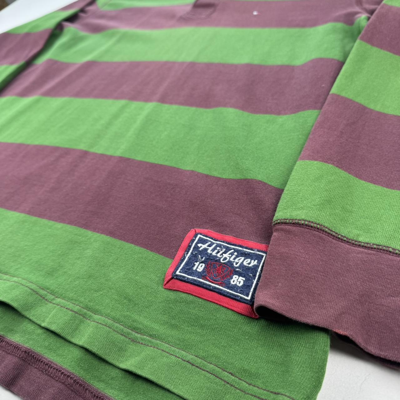 Tommy Hilfiger Striped Embroidered Rugby Polo XL