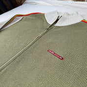 2000s Quiksilver Khaki Heavyweight Knitted Jumper