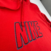 Modern Nike Embroidered Spellout Hoodie M
