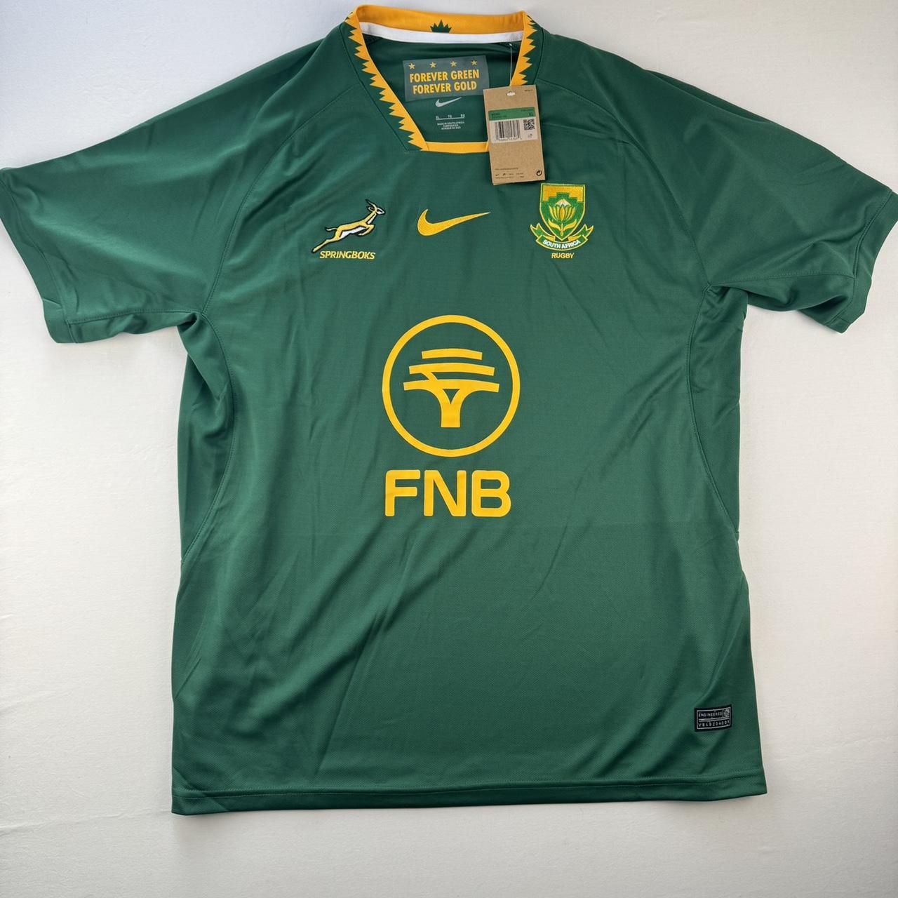 Nike South Africa Springboks Rugby Playing Shirt XL BNWT