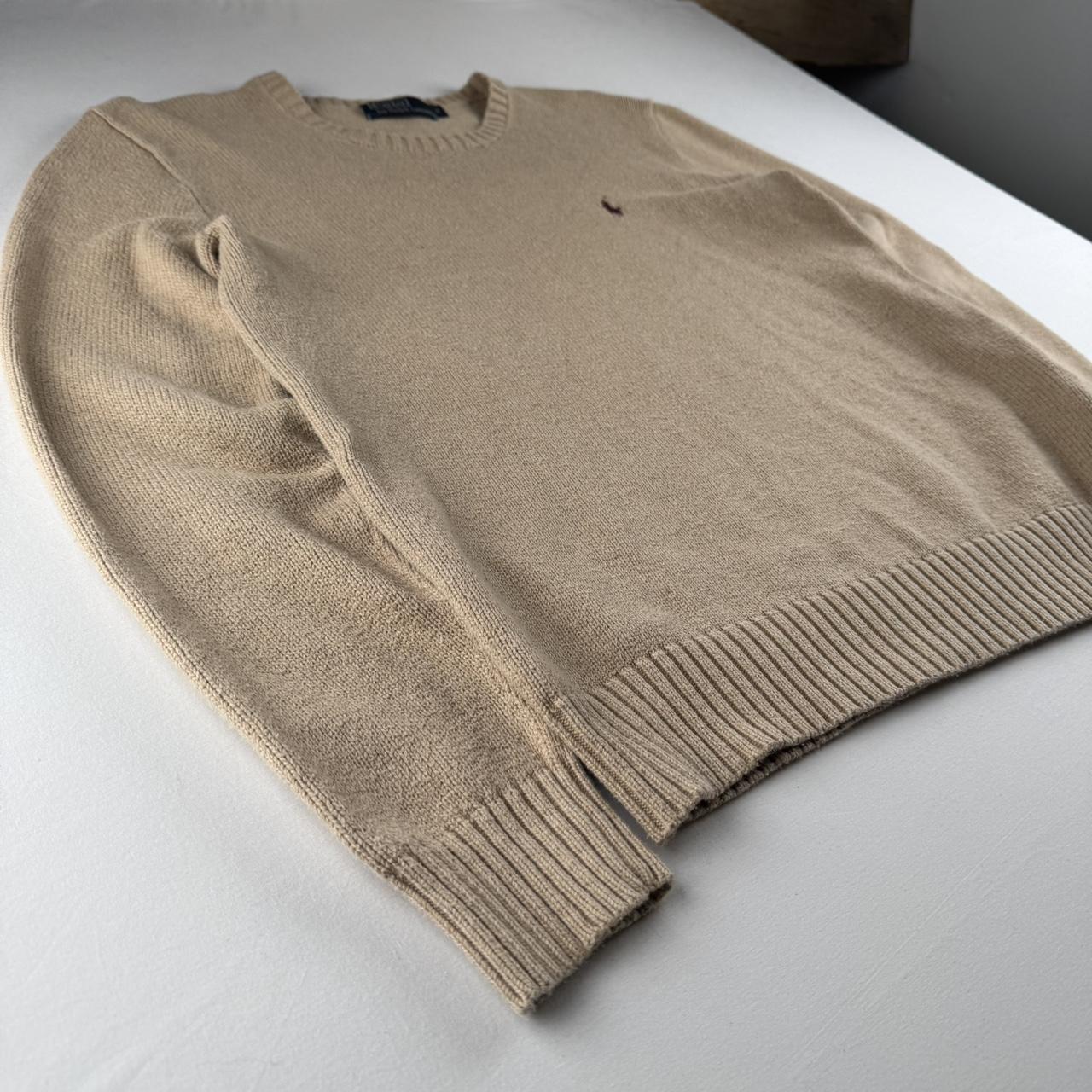 Unisex Polo Ralph Lauren Embroidered Pony Knitted Crewneck Small