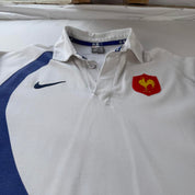 Nike 2007 France Rugby Long Sleeve Rugby Polo M