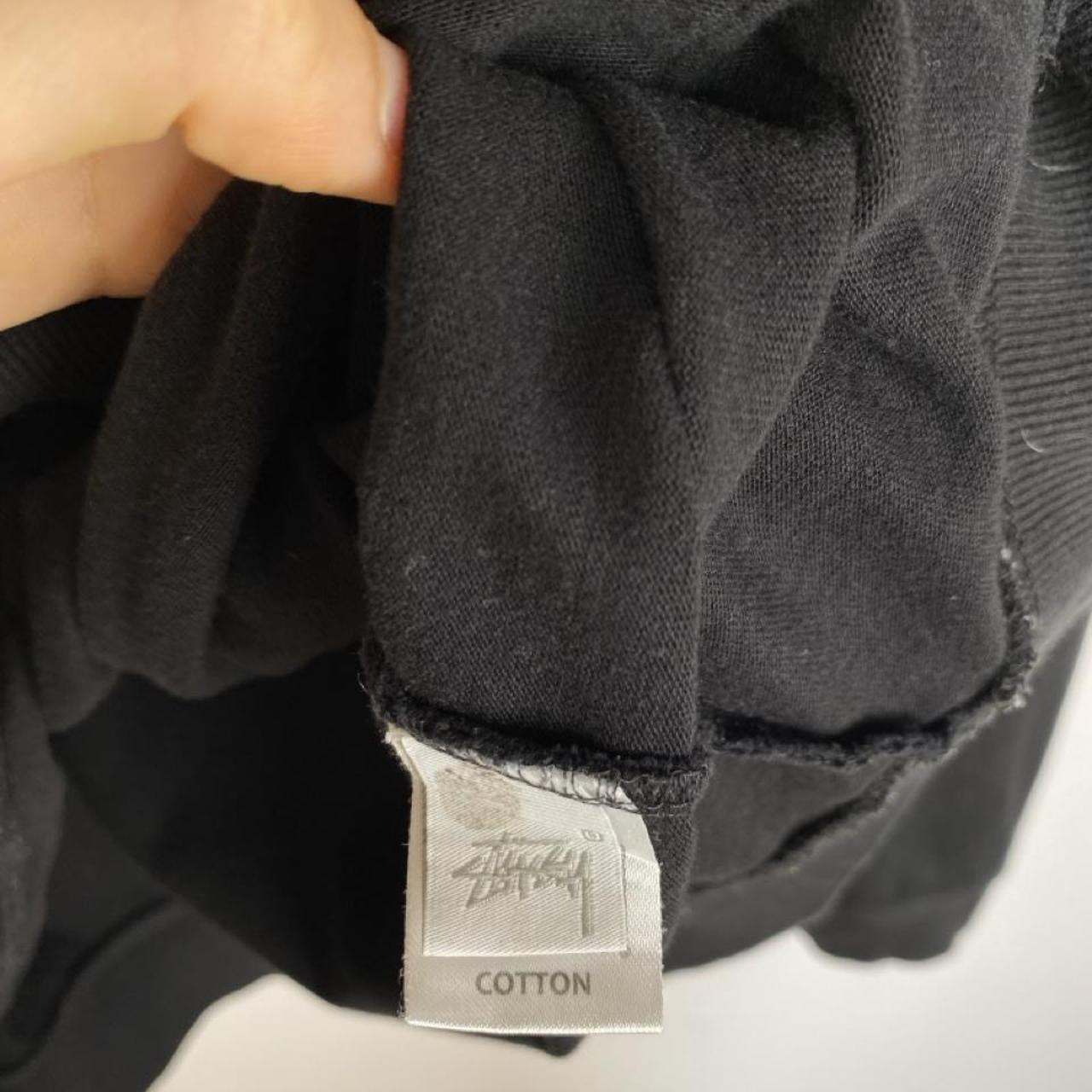 Stüssy grey hoodie with NYC centre print and backprint, relaxed fit.