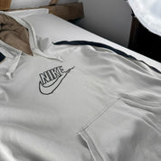 Early 2000s Nike Embroidered Spellout Oversized Hoodie L