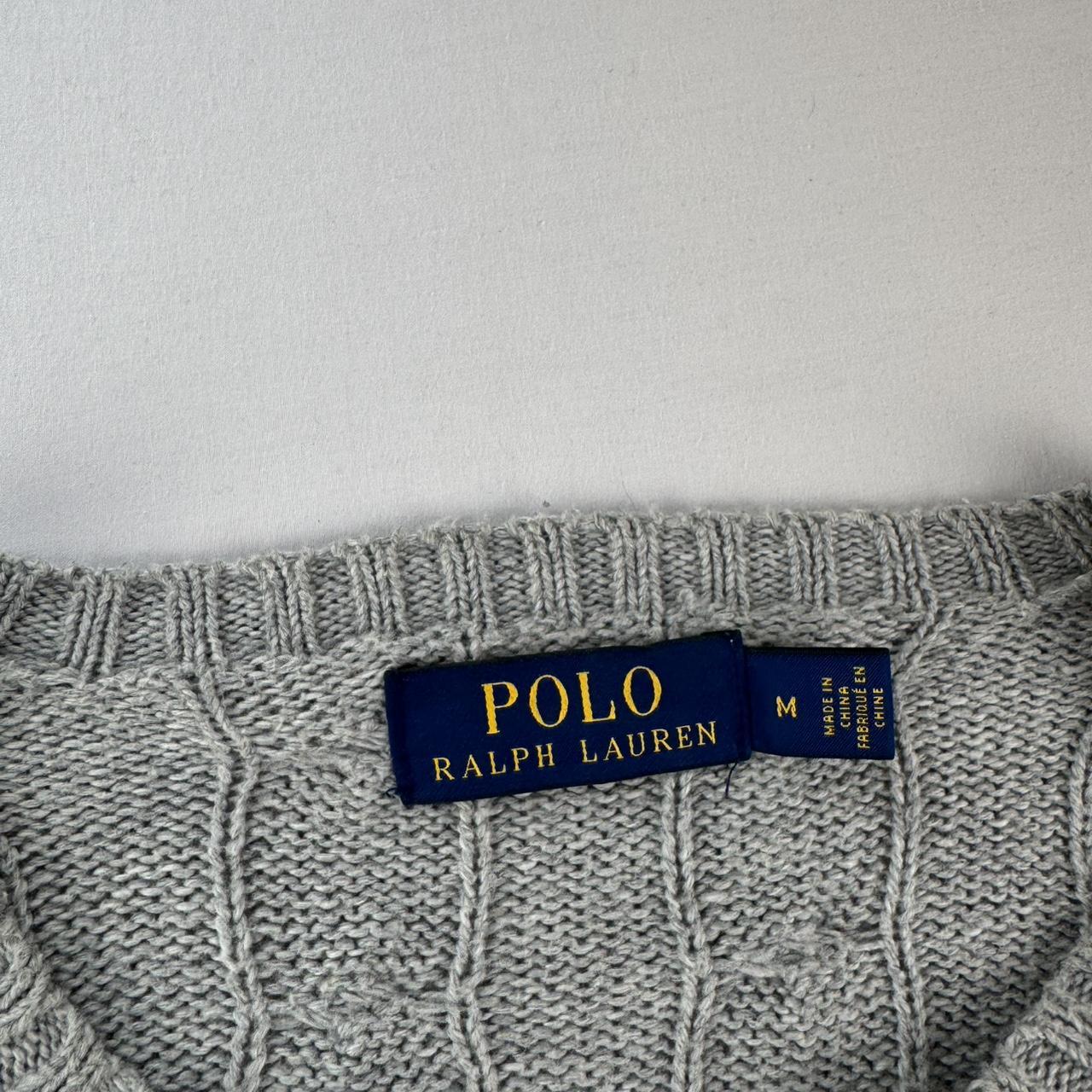 Polo Ralph Lauren Embroidered Logo Cable Knitted Jumper M
