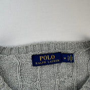 Polo Ralph Lauren Embroidered Logo Cable Knitted Jumper M