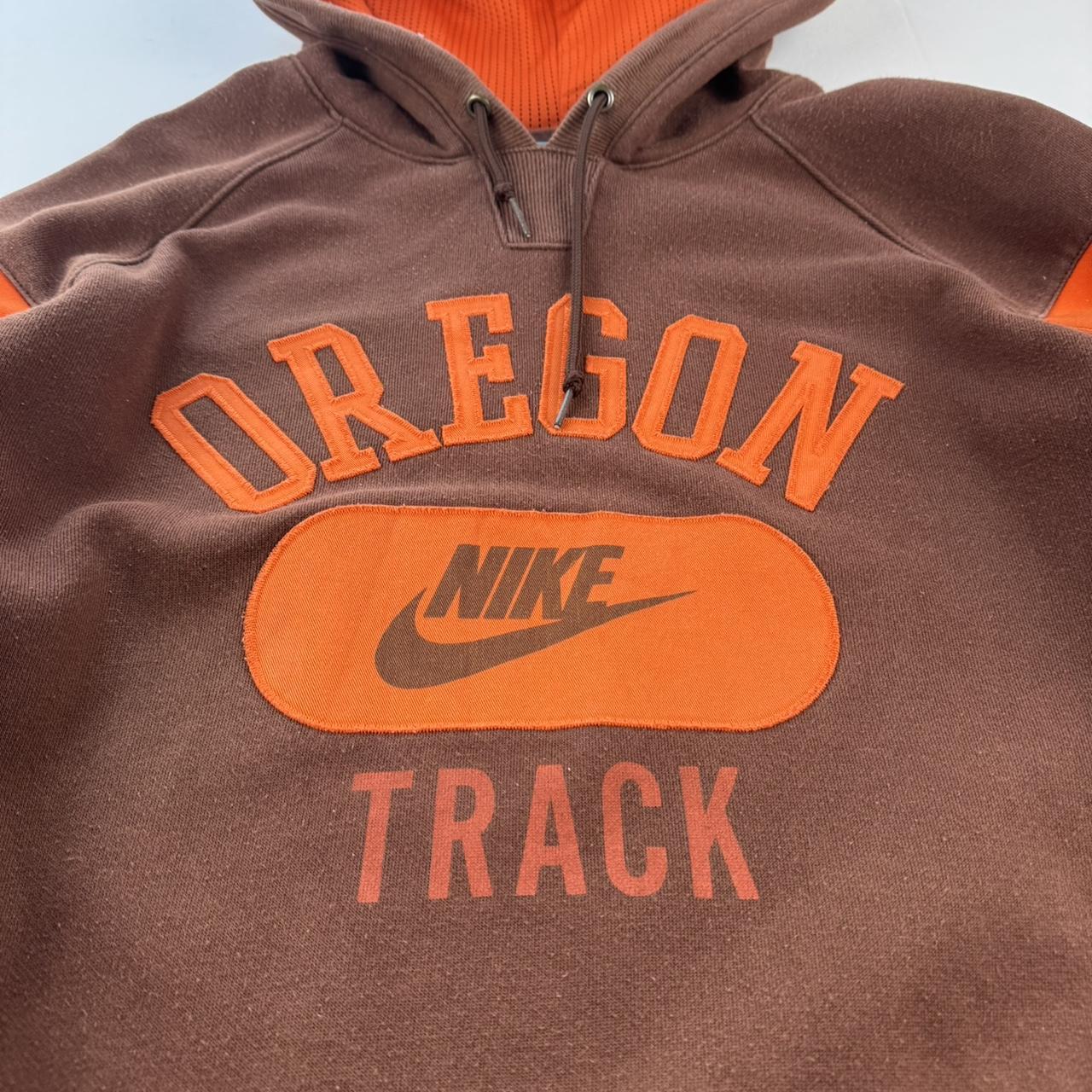 2000s Nike Embroidered Oregon Oversized Hoodie S