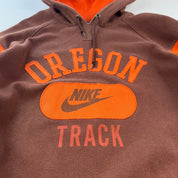 2000s Nike Embroidered Oregon Oversized Hoodie S