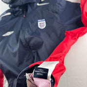 Umbro England Early 2000s Training Hooded Shell Track Jacket