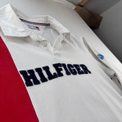 Tommy Hilfiger Embroidered Spellout Rugby Polo L