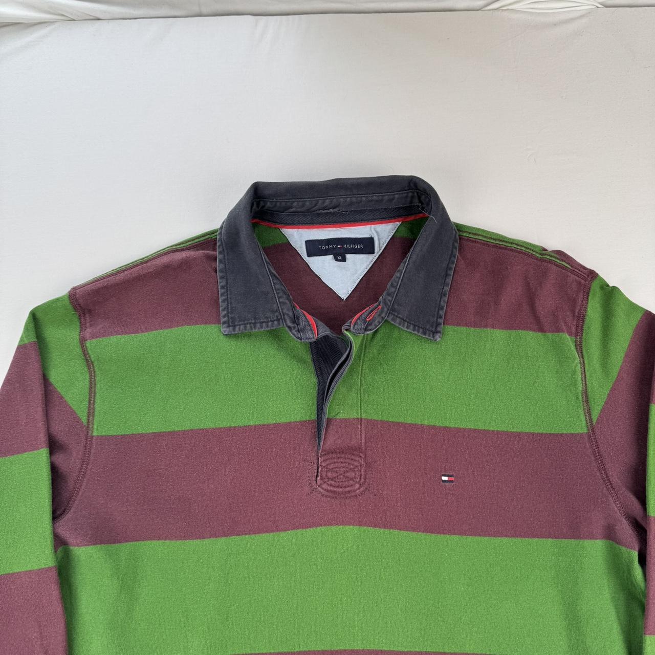 Tommy Hilfiger Striped Embroidered Rugby Polo XL