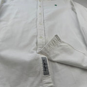 Carhartt WIP White and Green Corduroy Button Down Shirt S
