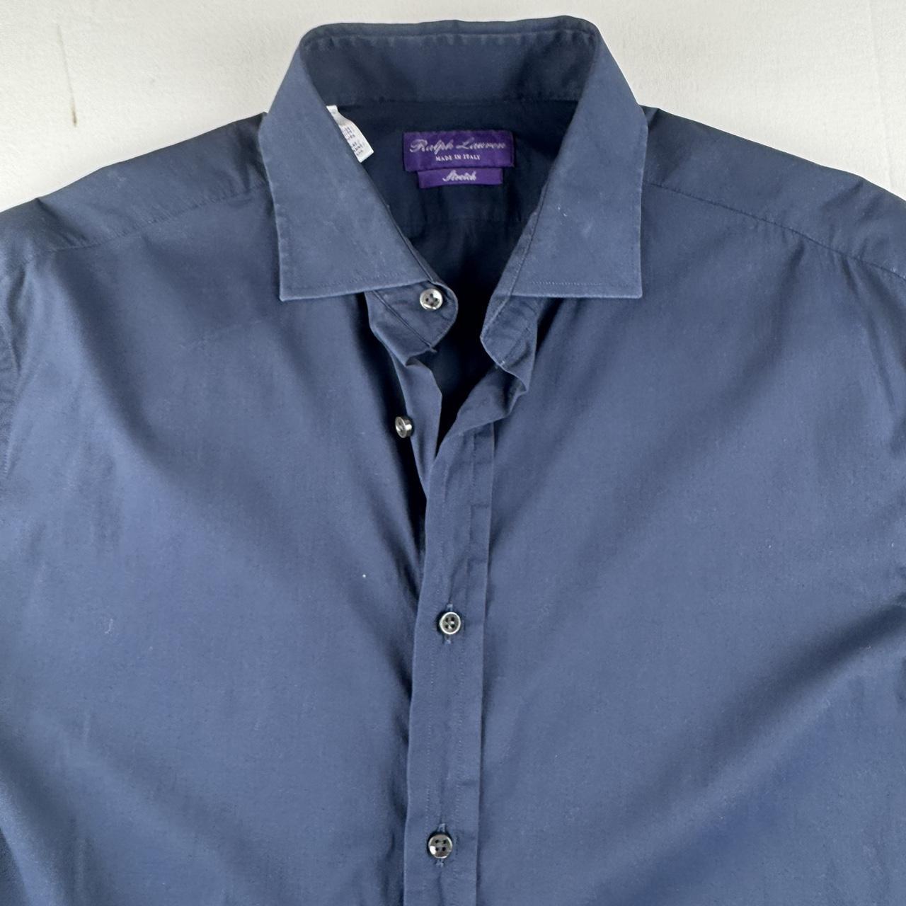 Polo Ralph Lauren Purple Label Made in Italy Cotton Shirt 16