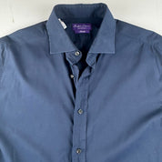 Polo Ralph Lauren Purple Label Made in Italy Cotton Shirt 16