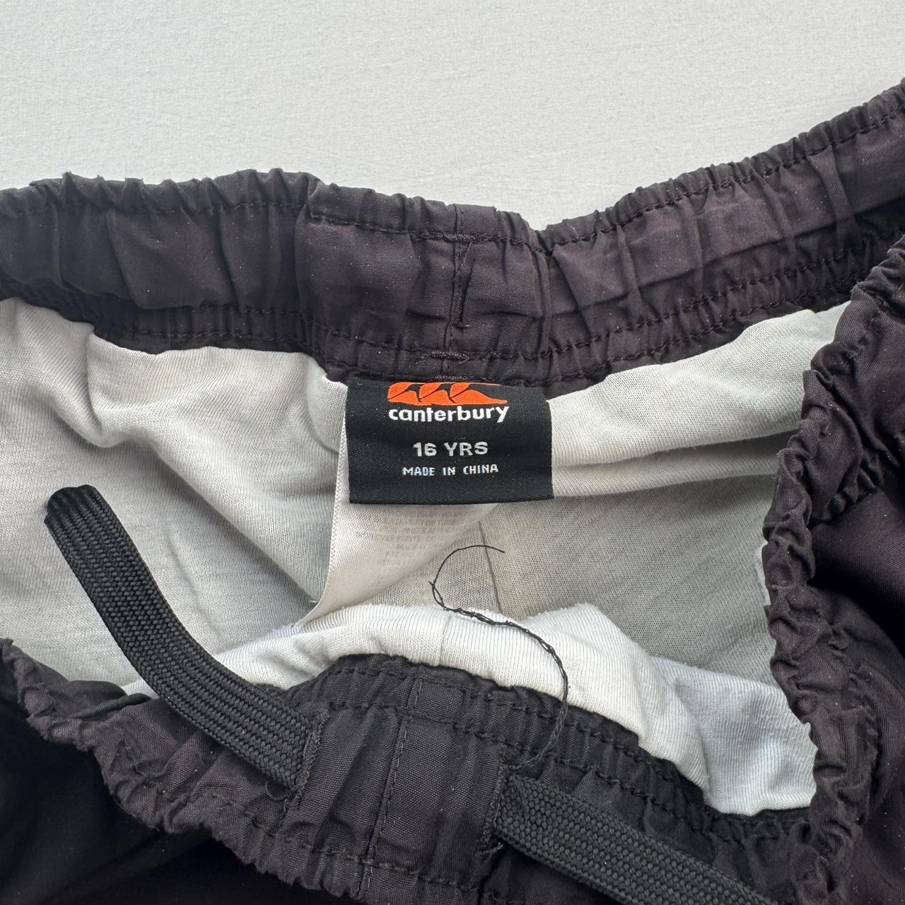 Canterbury Joggers Black and White Aged 16