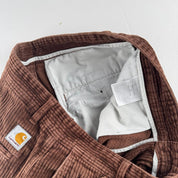 Carhartt WIP Brown Corduory Menson Pant 32W