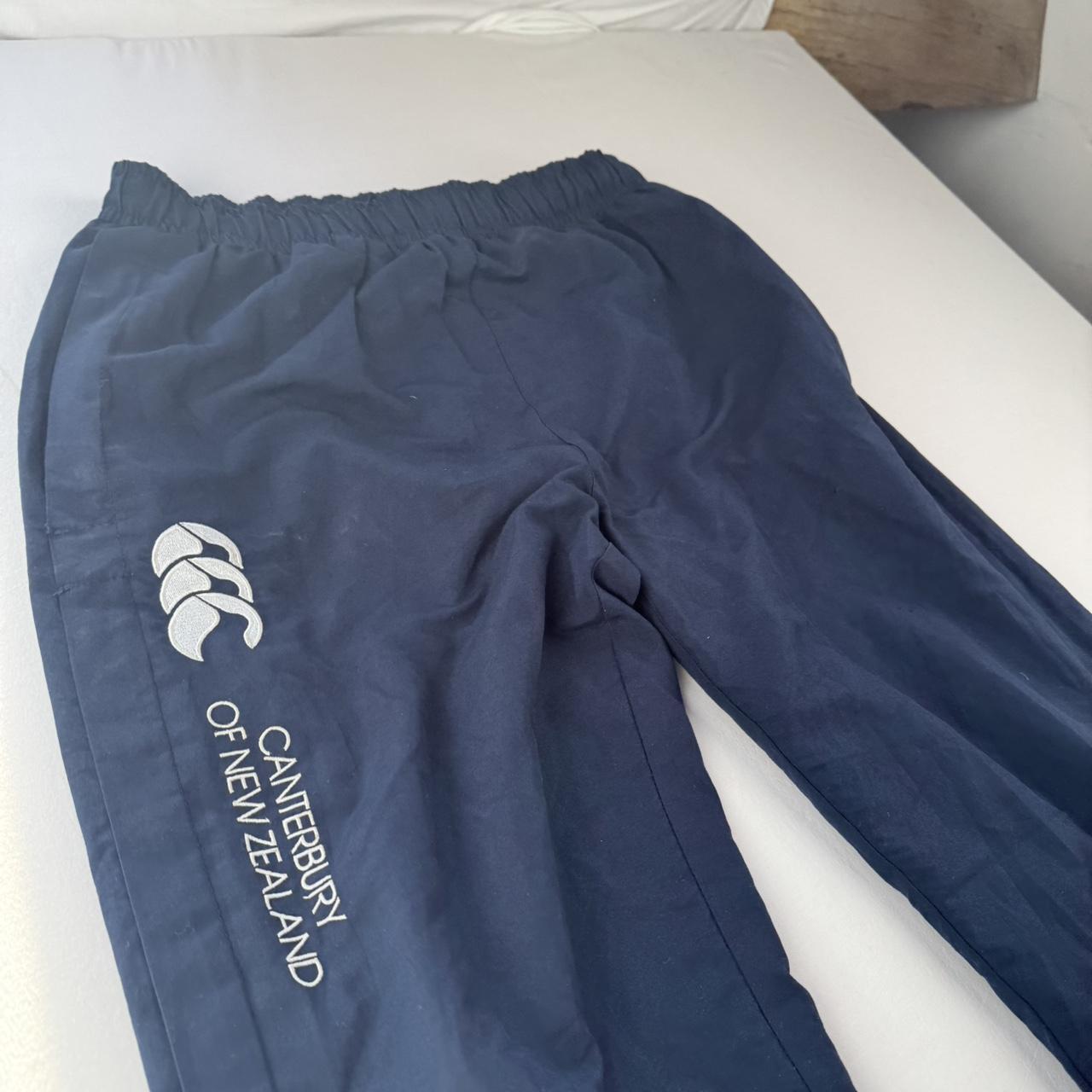 Canterbury Joggers Navy and White Aged 12