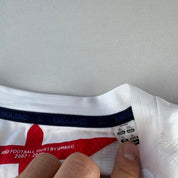 England Umbro 2007-09 Home Playing Jersey XL