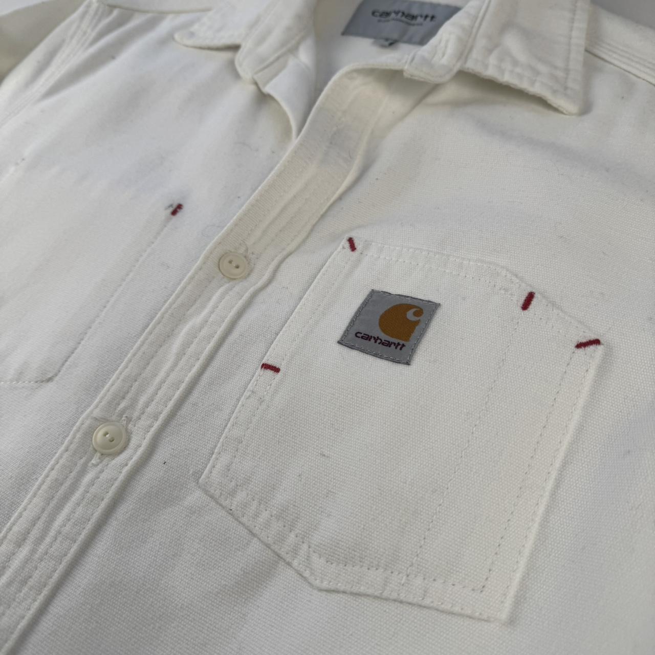 Carhartt WIP White Tony Button Down Shirt S
