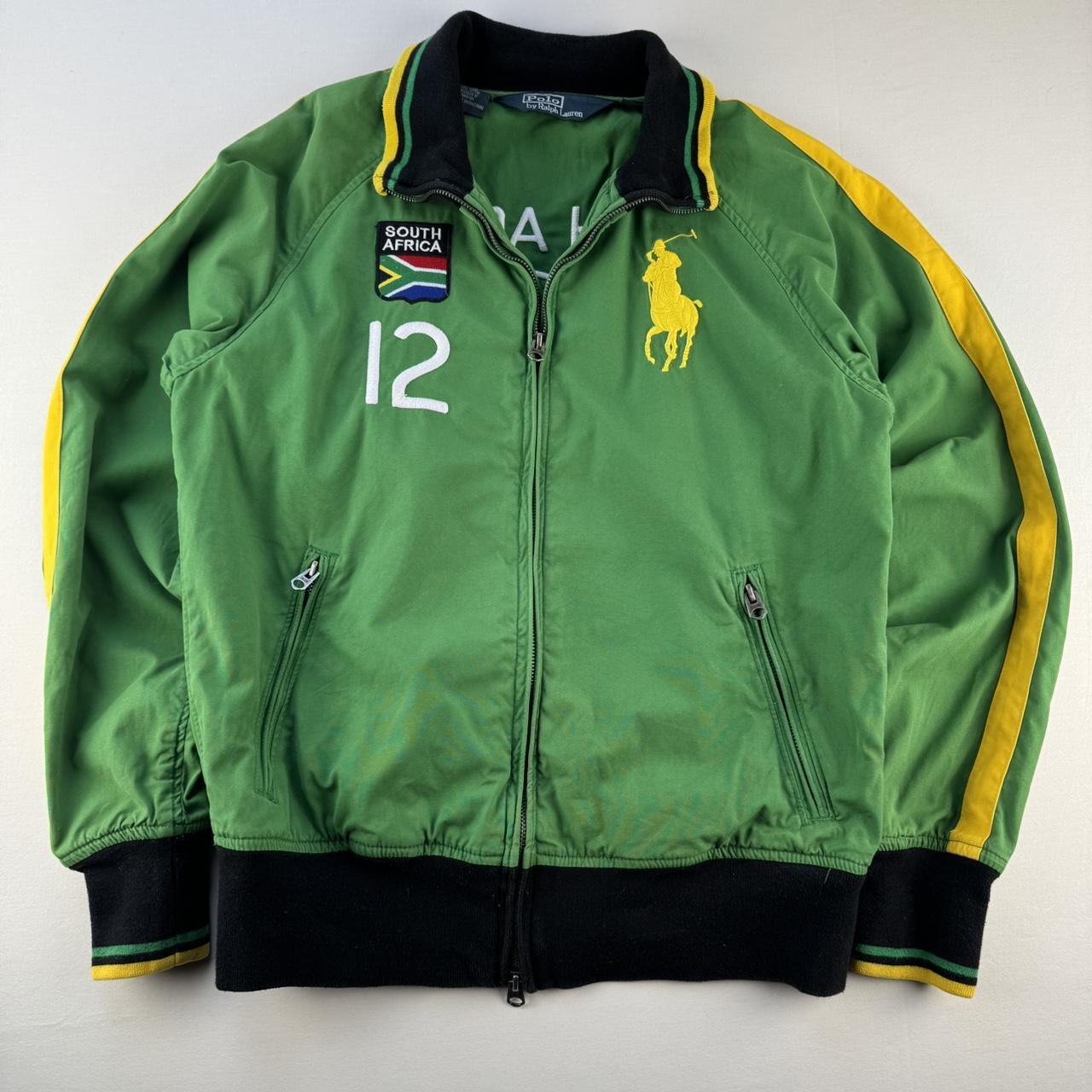 Rare Early 2000s Polo Ralph Lauren South Africa Cotton Track Jacket S