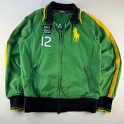 Rare Early 2000s Polo Ralph Lauren South Africa Cotton Track Jacket S