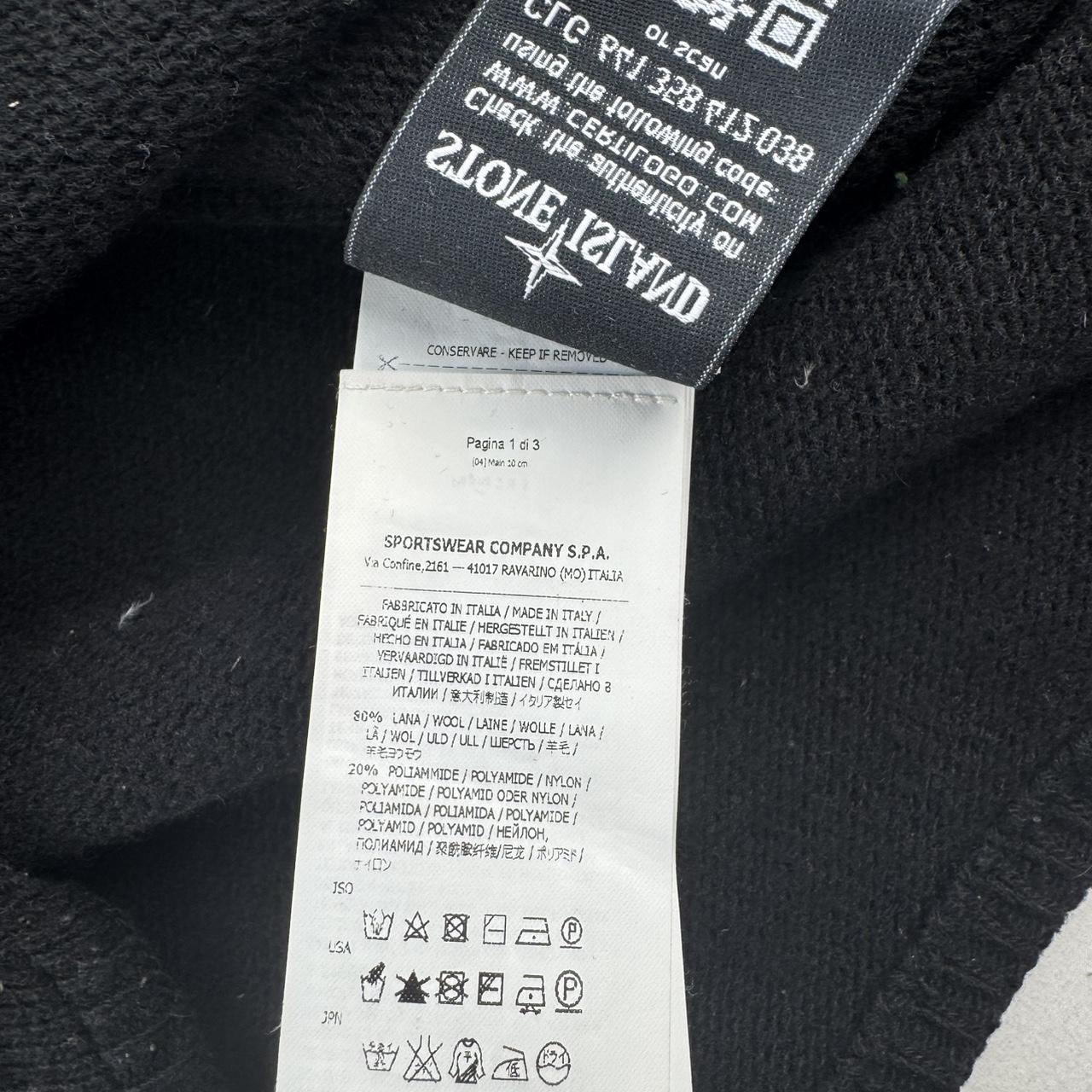 Modern Authentic Stone Island Woolen Knitted Jumper L