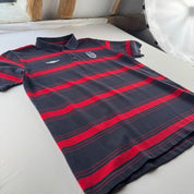2004 Umbro Embroidered England Football Striped Polo Top XL