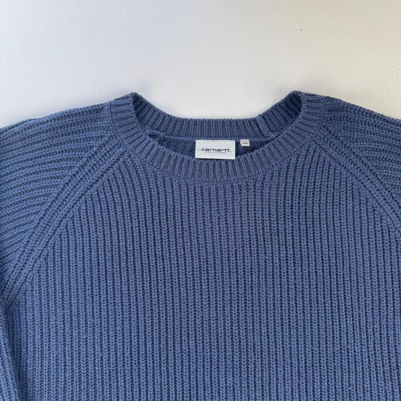 Carhartt Wip Crewneck Knit Sweater in Navy Size XXL