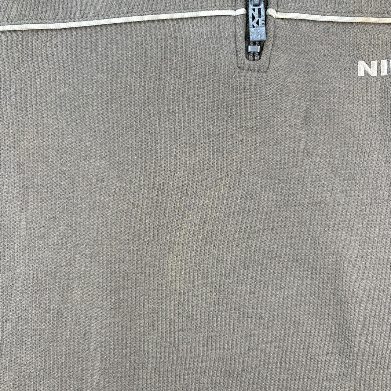 1990s Nike Embroidered Spellout Quarter Zip Fleece S