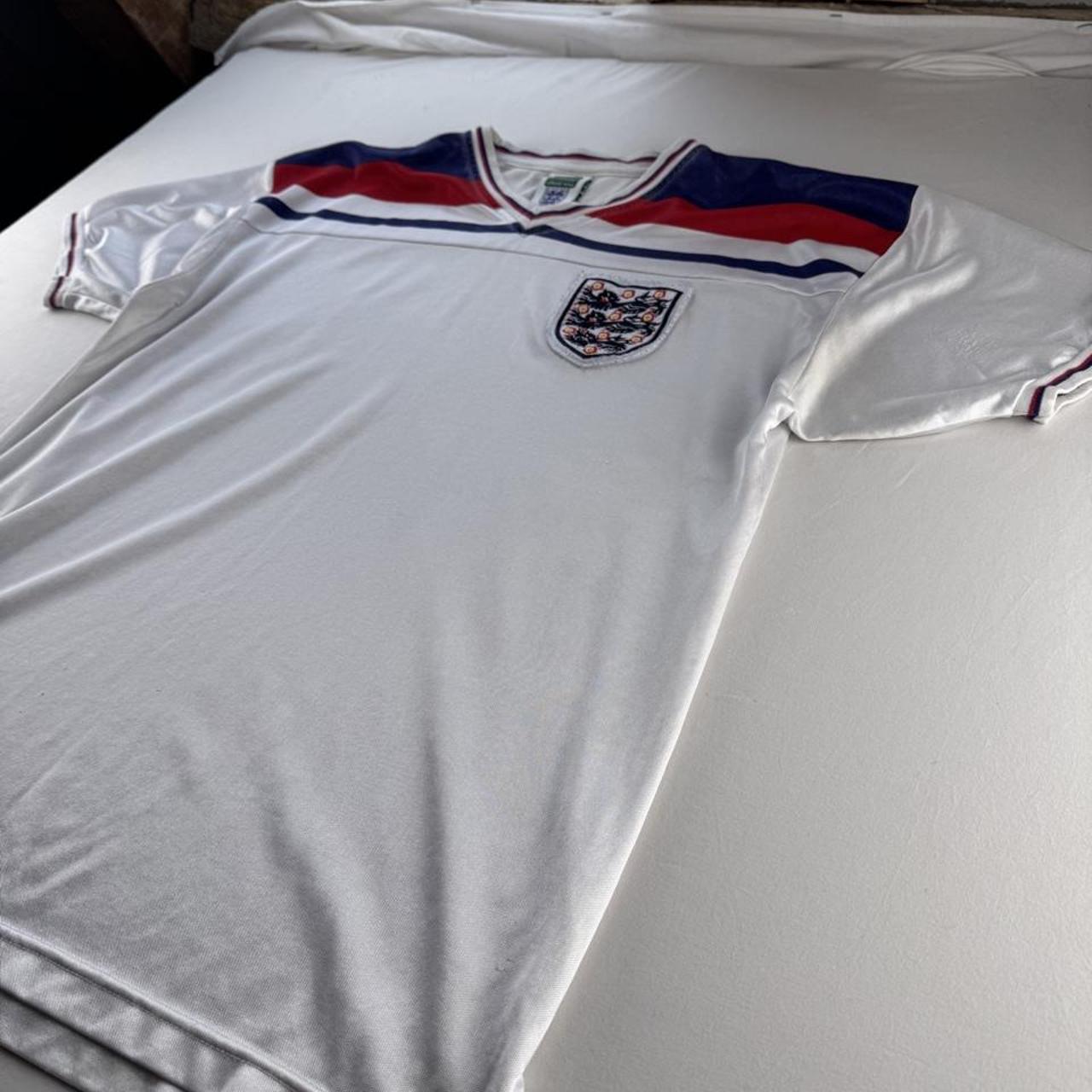 Score Draw Retro England Playing Shirt L