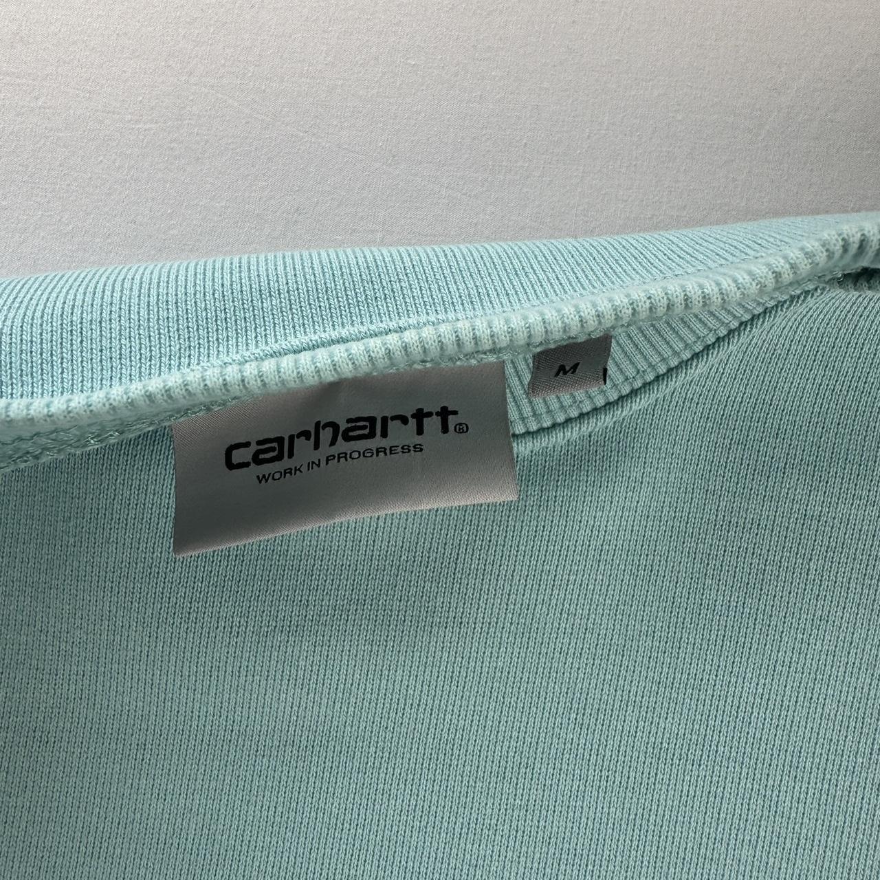Carhartt WIP Turqoise Pocket Logo Sweatshirt M