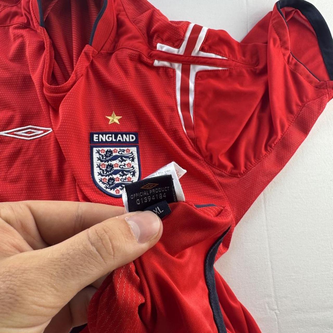 Umbro 2004-06 England Away Playing Shirt XL