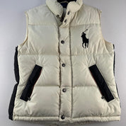 Womens Polo Ralph Lauren Cream Gilet M