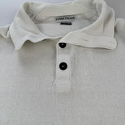 Early 2000s White Stone Island Knitted Jumper L