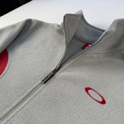 Rare 2000s Oakley Red Tag Full Zip Fleece M